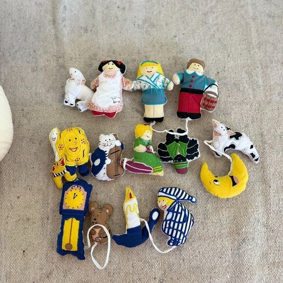 Vintage Cloth Mother Goose & Friends 14 Characters Made For Boston Museum - Picture 5 of 10